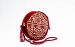 Exquisite Moroccan Berber Hand-Embroidered Leather Handbag with Traditional Amazigh Symbols – A Masterpiece of Heritage and Contemporary Elegance