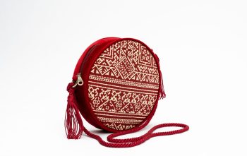 Exquisite Moroccan Berber Hand-Embroidered Leather Handbag with Traditional Amazigh Symbols – A Masterpiece of Heritage and Contemporary Elegance